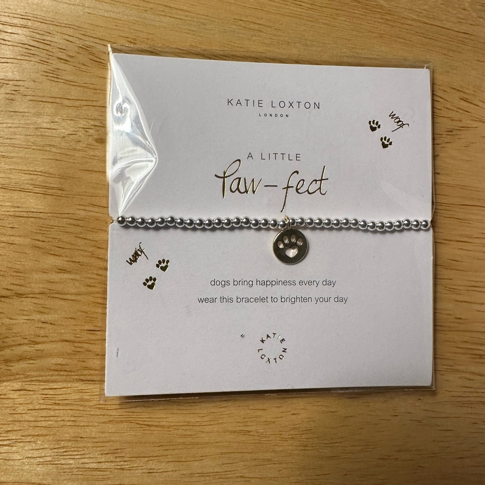 Katie Loxton A Little Paw-fect Bracelet with gift bag